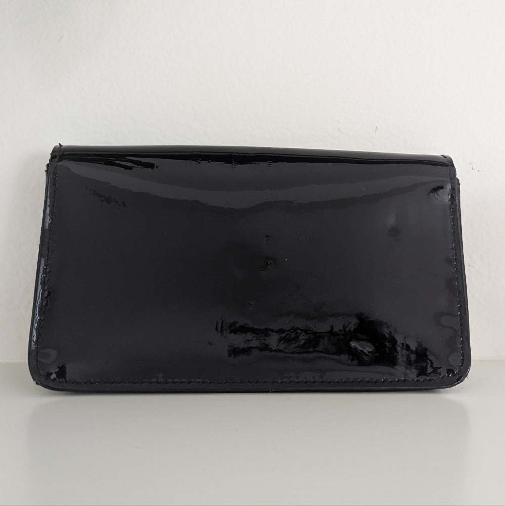 Marc Jacobs Black Patent Leather Sunglasses/Glasses Case Crossbody - Picture 4 of 8